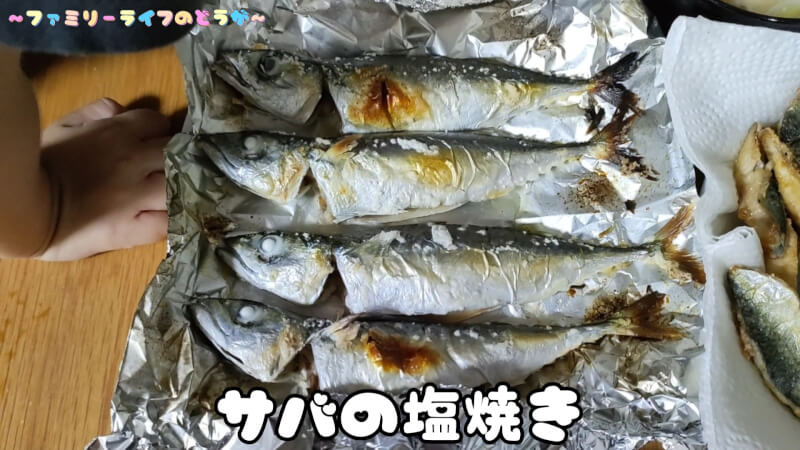 【釣り】色んな魚を釣りました！「カワハギ・グレ・アイゴ」そしてエイ！【大阪の汐見埠頭】サバの塩焼き