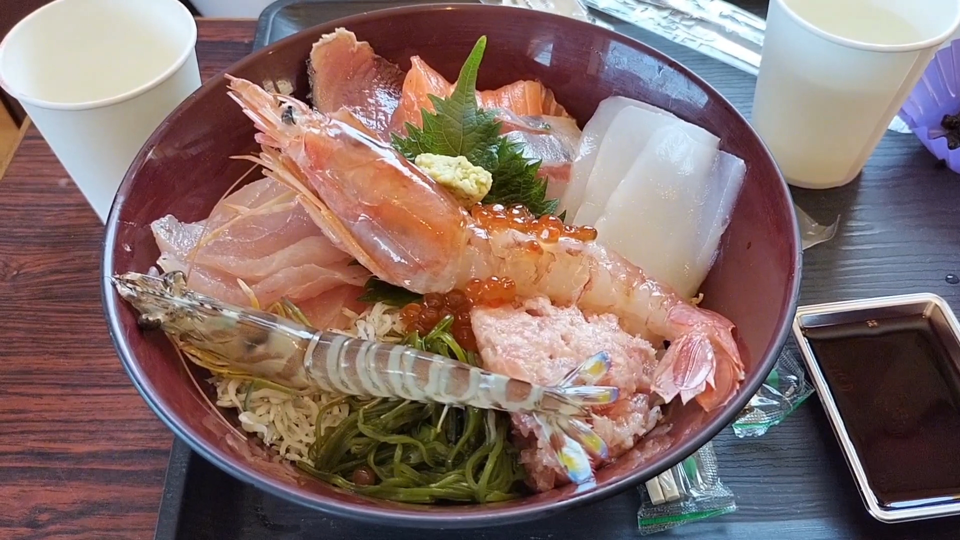 海鮮丼を食べに海の駅黒潮「パールロード店」