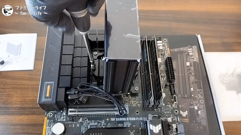 【CPUクーラー】液晶付きの「AK400 DIGITAL」の取り付け紹介【自作PC】