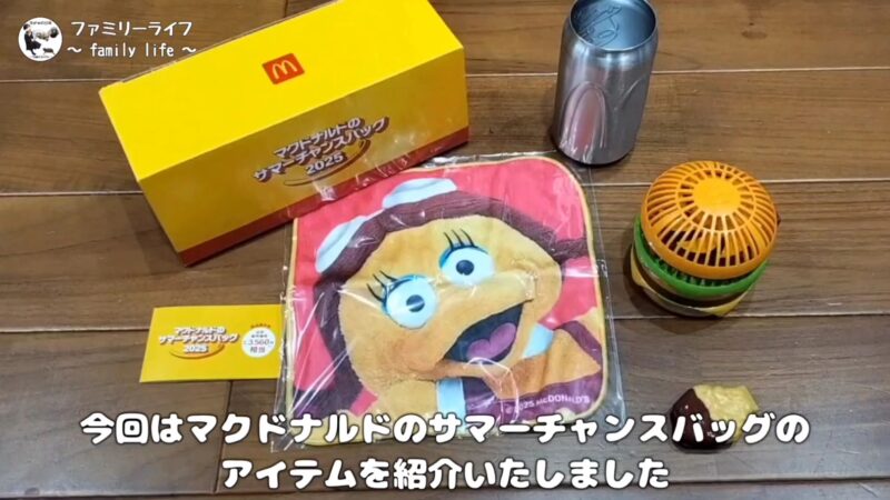 【マクドナルドの福袋】「サマーチャンスバッグ2025」ビックマックファンなど可愛いアイテムを紹介！