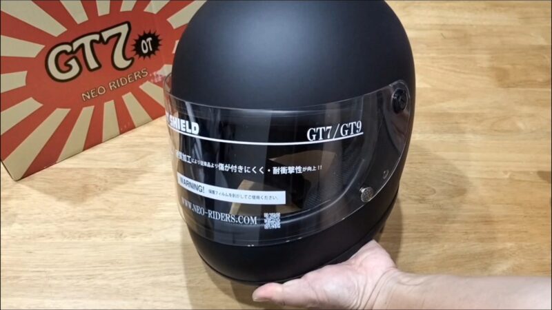 【バイク】レトロなフルフェイスヘルメット「GT7-OT」購入レビュー【ネオライダース】