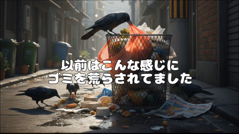 【からすノンノン】カラスのゴミ荒らし対策におすすめ！ネット付きのゴミボックスを紹介♪