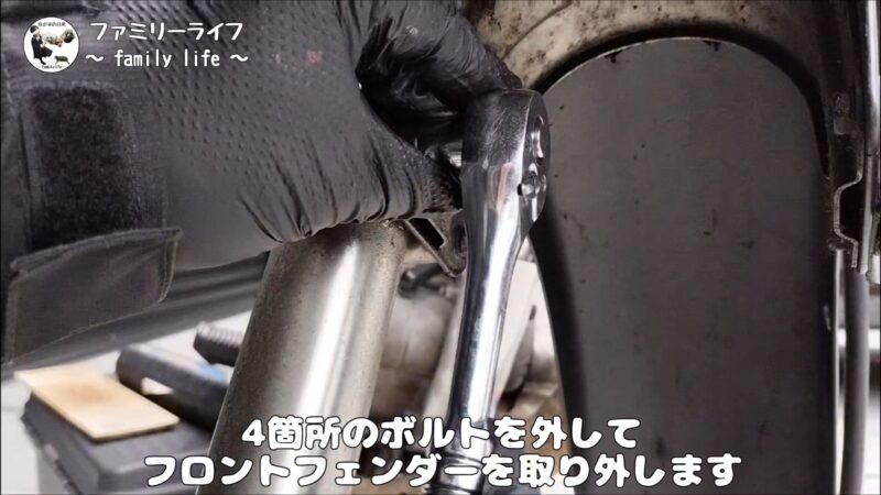【バイク】フロントフォークのオーバーホール♪フォークの取り外しと分解洗浄編【SUZUKI ST250 Etype】