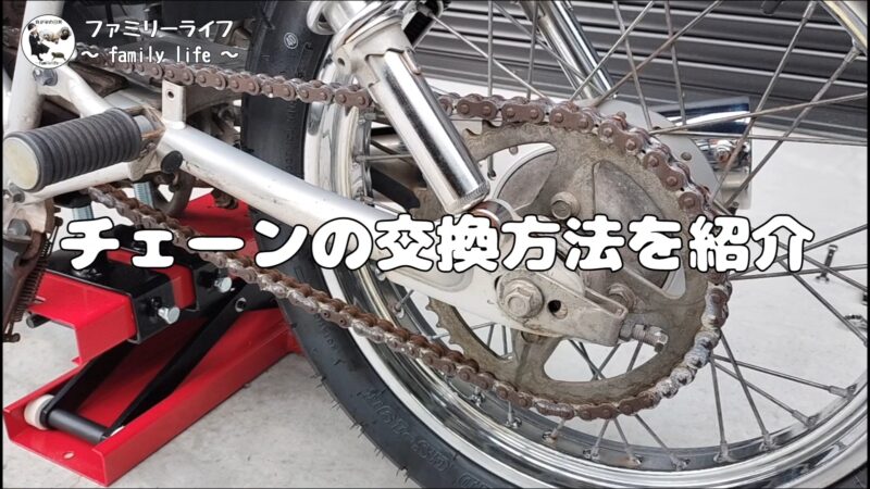 【バイク】錆びたチェーンを交換！「かし丸君」を使ってチェーンをカット♪【SUZUKI ST250 Etype】