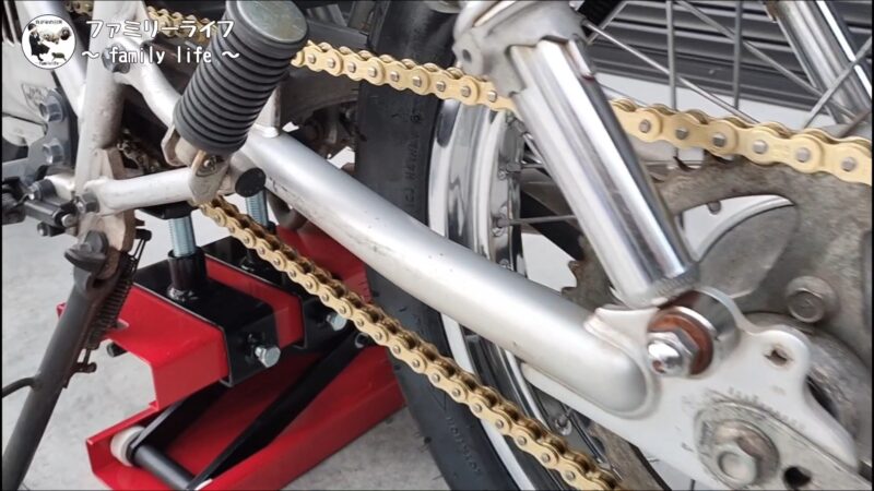 【バイク】錆びたチェーンを交換！「かし丸君」を使ってチェーンをカット♪【SUZUKI ST250 Etype】